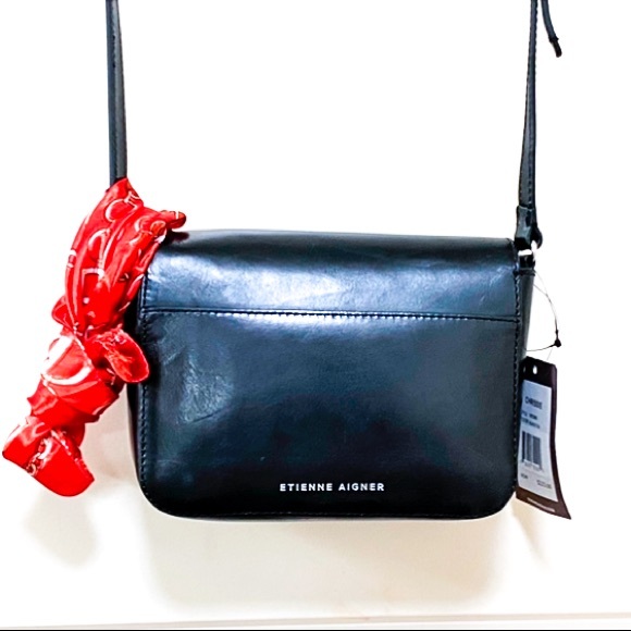 Etiene Aigner Chrissie Leather Crossbody Bag - Picture 8 of 10